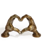 "Robot Love" Heart Hands Ornament