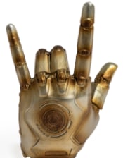 "Robot Rock" Hand Ornament