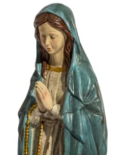 Antiqued Praying Maria Table Lamp - BASE ONLY