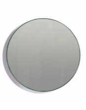 Round 60cm Olive Green Framed Wall Mirror