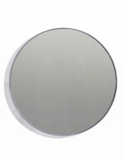 Round 60cm Navy Blue Framed Wall Mirror
