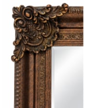 Antique Black/Bronze Rectangular Classic Mirror