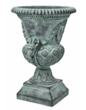 Verdigris Palazzo-Style Urn Garden Planter