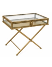 Antique Gold Art Deco Display Table 
