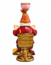 Antiqued "Gnome on the Throne" Candle Holder
