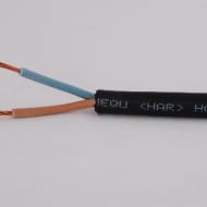 StageFlex 22409 Metre x BS6500 H07RN-F Rubber Cable - 2core 1.5mm Black