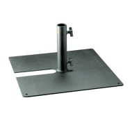 Doughty T54250 Tank Trap 600mm Square Base + 50mm Receiver Black