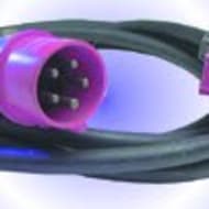 StageCable 32A 415V Cable + Red 5pin 6h Plug & Socket - 5m