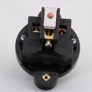 StageStore FM7081 15A Panel Socket Round 1 Gang Black