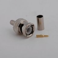 StageStore BNC 50ohm Cable Plug - Crimp Connection