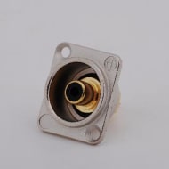 Neutrik NF2D-0 Phono Panel Mounting Socket - 'D' Series Black