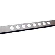 Penn R1269/1UK/08 Empty 19" Rack Panel - 1U + 8 x 'D' Holes Black