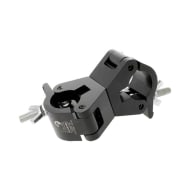 Doughty T57112 Aluminium 50mm Fixed Coupler 90° Black Stage Electrics