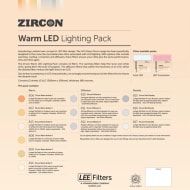 Lee Filters ZPWLED Zircon Warm LED Lighting Pack
