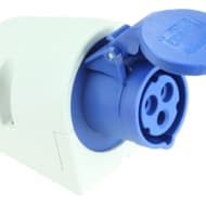 PCE 113-6 16A 230V 3pin Surface Socket IP44 - Blue