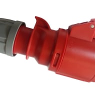 PCE 214-6 16A 400V 4pin Motor Cable Socket IP44 - Red