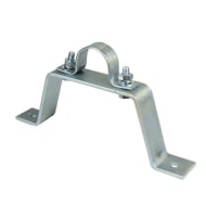 Doughty T33310 48mm Pipe to Wall Bracket 100mm Stand Off Zinc Stage Electrics