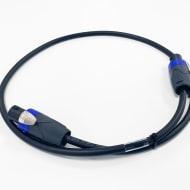 StageCable  Speakon 4core Speaker Cable + Metal NL4 Sockets - 10m