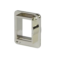  D Universal Adaptor Silver  XLR Cut-Outs Stage Electrics