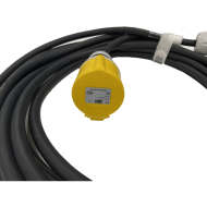 StageCable  16A 110V Motor Control Cable + Yellow 4 Pin Plug & Socket - 20m