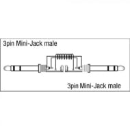 DAP FL45150 3.5mm Mini Jack to 3.5mm Mini Jack - 1.5m