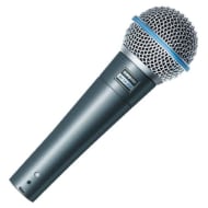 Shure BETA 58A  Dynamic Supercardioid Microphone Stage Electrics