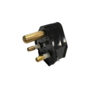 Permaplug PT5B 5A Plastic Cable Plug - Black