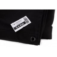 Admiral Staging PODK3060 Backdrop 320 g/m² 3m width x 6m height - Black