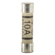 563-520 10 x Ceramic Fuse Fast Acting - 20mm 10A