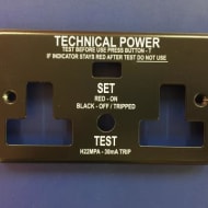 13A Powerbreaker Front Plate 2g-Black-Tech Power