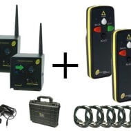 Interspace MC3-L3 TFC MicroCue3 L Twin Pro Kit +Case incl 2 x 3-Button Laser Handsets