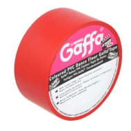 Advance 205431 AT208 Gaffa PVC Dance Floor Tape 50mm x 33m - Red