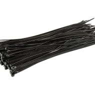 Hellermann UB300C-B 100 x Cable Ties - 300mm x 4.6mm Black