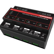 Swisson ISP-4R-DC-TERM 20 10 20 4-Way DIN Rail DMX/RDM Splitter Stage Electrics
