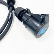 StageCable 16A Cable + 3pin Black Plug & Socket 1.5mm - 10m