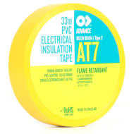 Advance AT7 Yellow Electrical PVC Tape 19mm x 33m  Stage Electrics