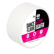 Advance White AT208 Dance Floor 33m PVC Tape Stage Electrics