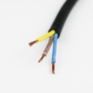 StageFlex 22008 Metre x BS6500 H07RN-F Rubber Cable - 3core 4mm Black