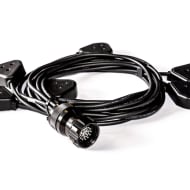 StageCable 19way Plug to 6 x 15A Sockets - Staggered Length