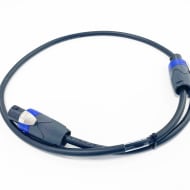 StageCable Speakon 4core Speaker Cable + Plastic NL4 Sockets - 5m