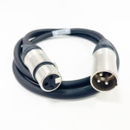 StageCable XLR Starquad Signal Cable + 3pin Plug & Socket -3m