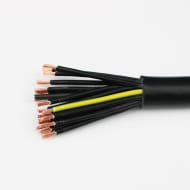 StageFlex Metre x VDE0295 PVC Pro Cable -18core Numbered 2.5mm Black