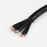 StageFlex Metre x VDE0295 PVC Pro Cable -18core Numbered 2.5mm Black