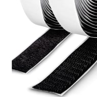 StageStore Metre of Hook & Loop Fastening 25mm - "Hooks" Black