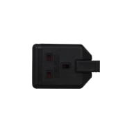 Permaplug ELS13B 13A Plastic Cable Socket - Black