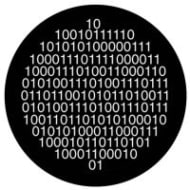 Rosco 81106 B size Glass Gobo 8706/G Binary Brouha