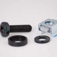 StageStore 20 x Rackmount Fixing Kits M6 Black