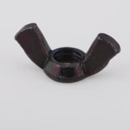 Doughty F879 M10 Wingnut Black Zinc Finish Stage Electrics