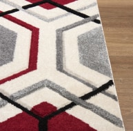 Elise Rug Cream-Red