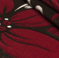 Primrose Rug Choc-Red